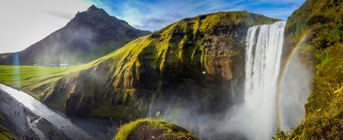 Skogafoss Wasserfall in Island