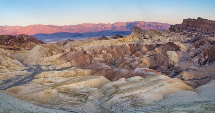 Aussicht vom Zabriskie Point im Death Valley