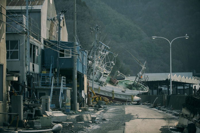 Fukushima nach dem Tsunami