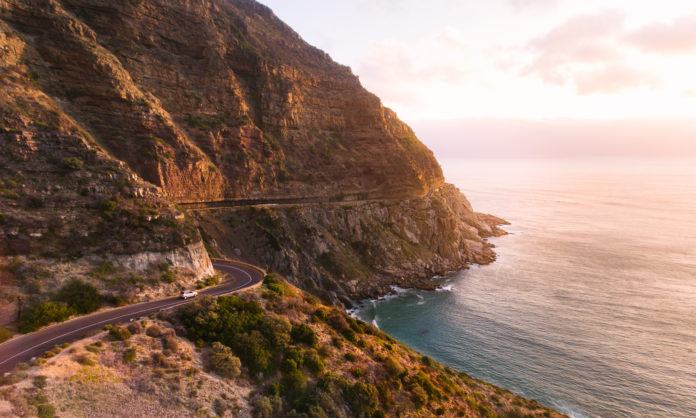 Die Garden Route entlang der Küste in Südafrika