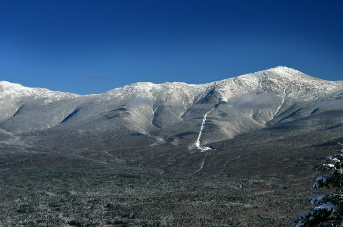 Der Mount Washington aus der Ferne