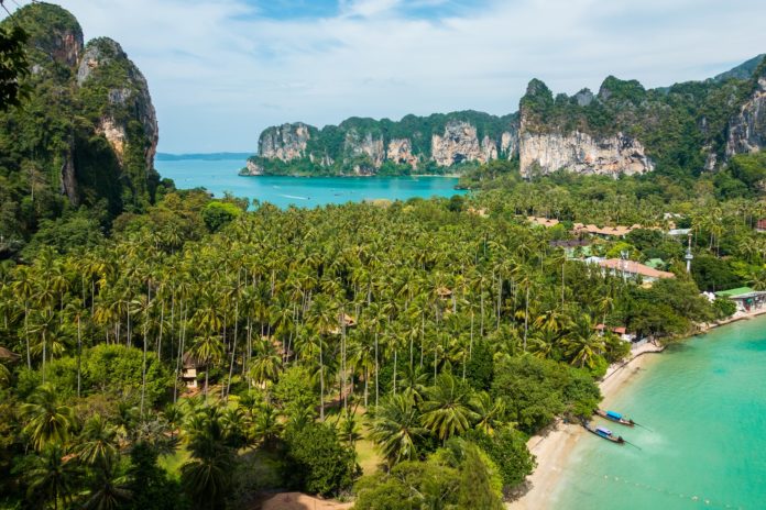 Der Railay Beach vom Railay Beach Viewpoint